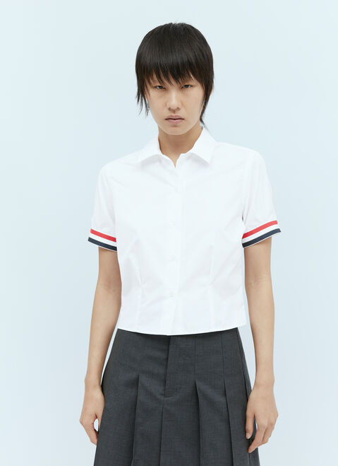 Eytys Cropped Short Sleeve Shirt Black eyt0354014