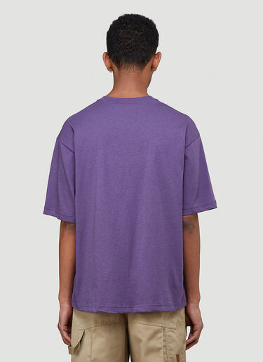 Acne Studios Logo T-Shirt Purple acn0143039