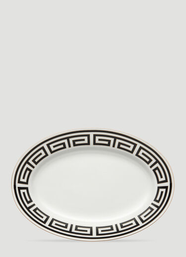 Ginori 1735 Labirinto Oval Platter Black wps0644457