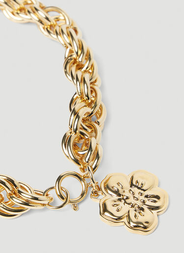 Kenzo Stamp Necklace Gold knz0253026