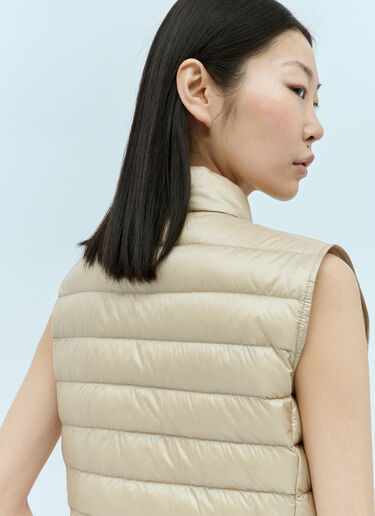 Moncler Liane Down Gilet Beige mon0256010