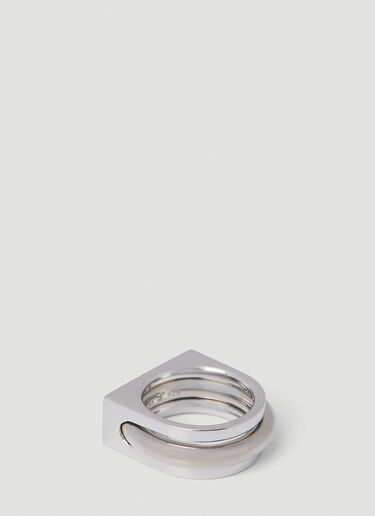 Tom Wood Cage Ring Silver tmw0352003