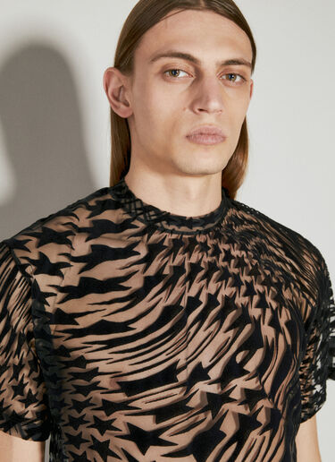 フロックスター T シャツ Mugler フロックスター T シャツ ブラック mug0154008