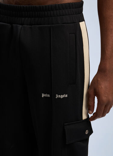 Classic Logo Cargo Track Pants Palm Angels Classic Logo Cargo Track Pants Black pma0162095