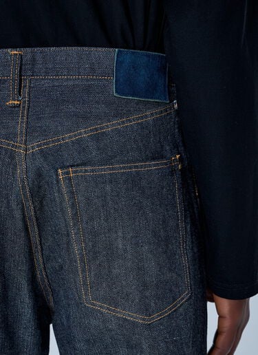 LN-CC® - Visvim: Social Sculpture 01 Wide Mud Jeans - Navy Visvim Social Sculpture 01 Wide Mud Jeans Navy vis0164004