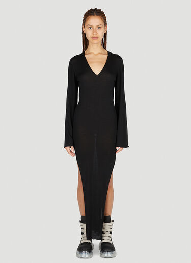 Rick Owens Toga Knit Dress Black ric0251037