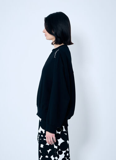 Marni Topstitch Sweatshirt Black mni0259003
