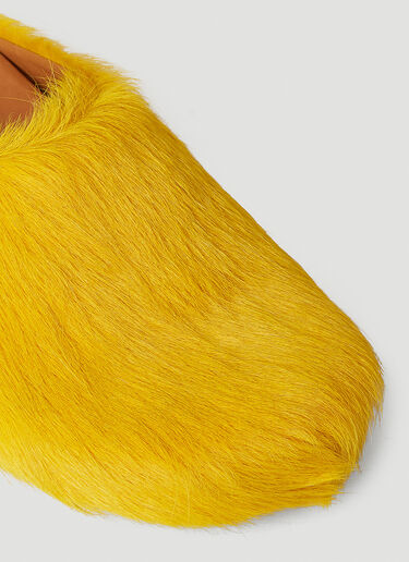 Marni Fussbett Sabot Mules Yellow mni0152010