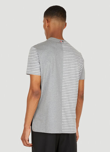 Thom Browne Stripe T-Shirt Grey thb0148007