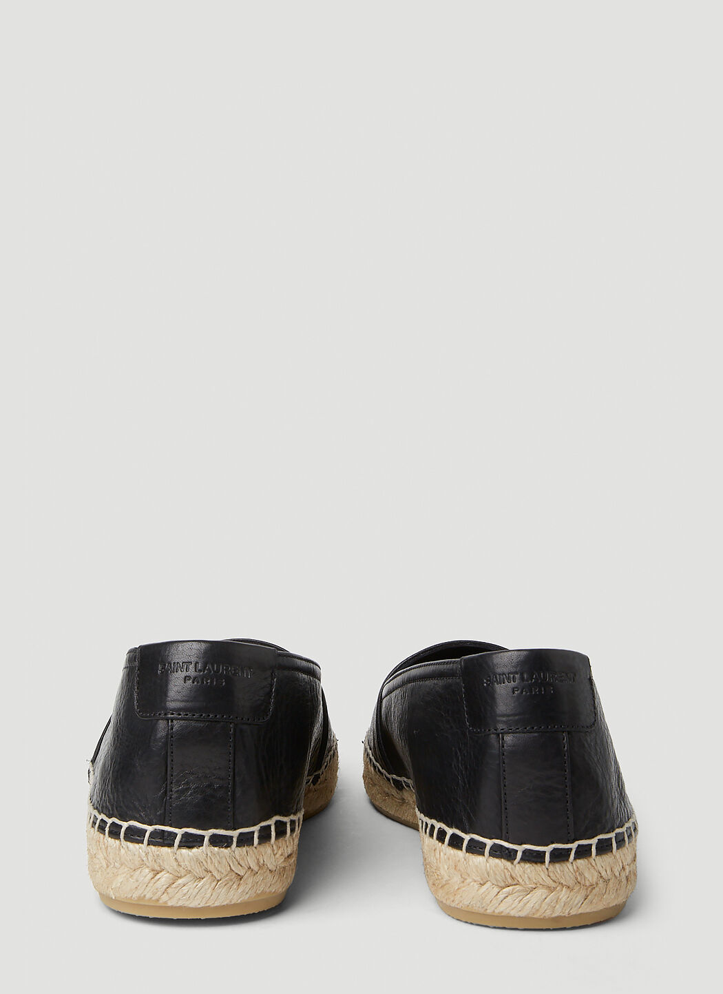 Saint LaurentYSL Monogram Espadrilles in Black