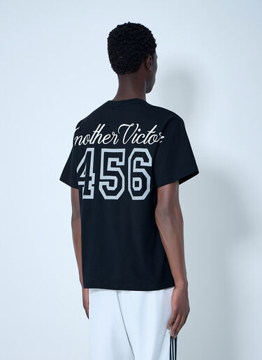 Logo Motif Crewneck T-Shirt Awake NY Logo Motif Crewneck T-Shirt Black awk0164012