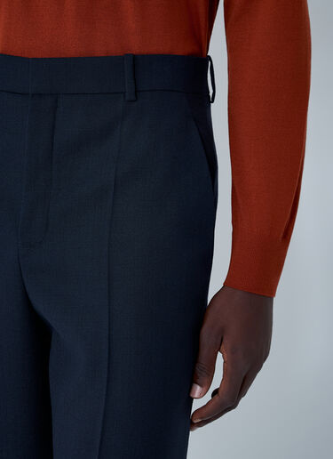 Tailored Wool Pants Saint Laurent Tailored Wool Pants Navy sla0162022