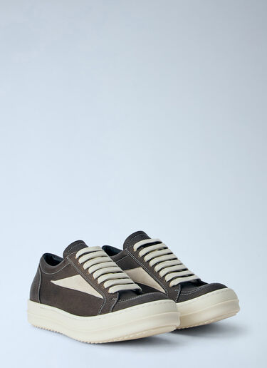 LN-CC® - Rick Owens: Vintage Sneakers - Dark Brown Rick Owens Vintage Sneakers Dark Brown ric0266017