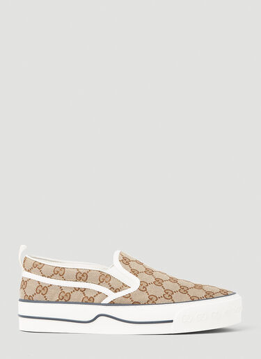 Gucci 1977 Slip-On Sneakers Beige guc0253126