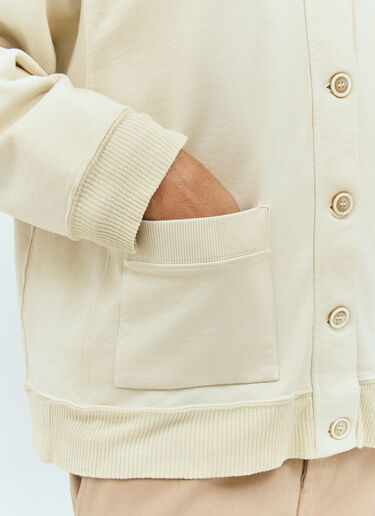 Miu Miu Heavy-Duty Cotton Overshirt Cream miu0258065