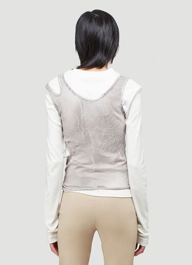 Mainline:RUS/Fr.CA/DE Layered Distressed T-Shirt White mai0242011