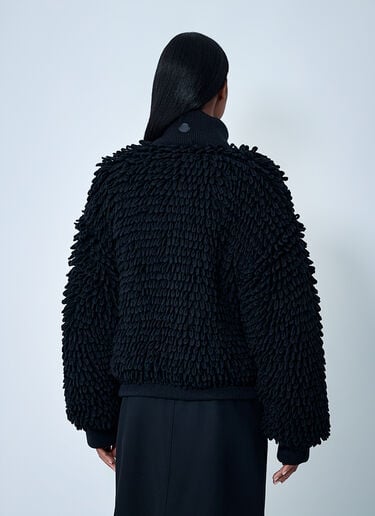 Textured Wool-Blend Cardigan Moncler x EE72 by Edward Enninful Textured Wool-Blend Cardigan Black mee0262008