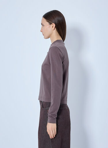LN-CC® - Jacquemus: Gros Grain Short-Sleeve T-Shirt - Purple Jacquemus Gros Grain Short-Sleeve T-Shirt Purple jac0266020