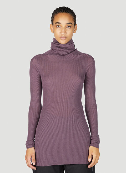 Rick Owens Funnel Neck Sweater Green ric0253020