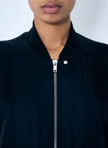Rick Owens Jumbo Flight Padded Bomber Jacket Black ric0259015