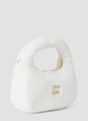 Miu Miu Fluffy Handbag White miu0252041