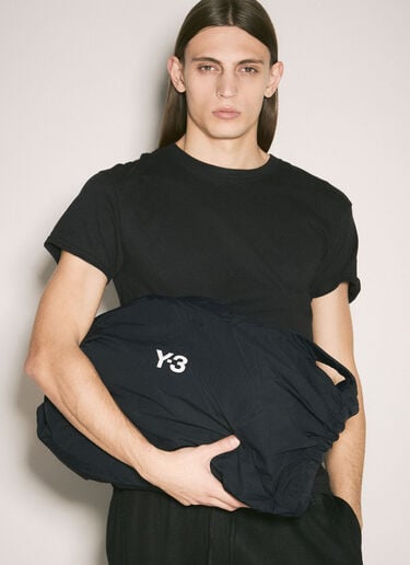 Y-3 Logo Print Shoulder Bag Black yyy0158026