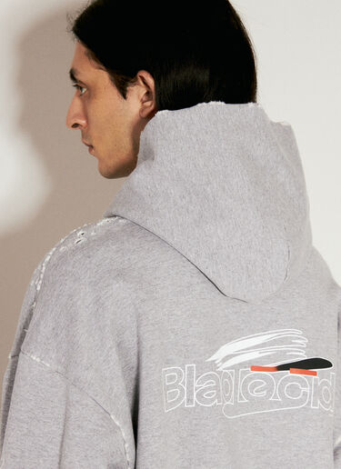 Balenciaga AI Generated Hooded Sweatshirt Grey bal0156010