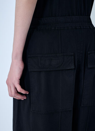 Rick Owens DRKSHDW Drop-Crotch Drawstring Shorts Black drk0164012