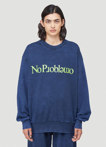 Aries No Problemo Sweatshirt Blue ari0242004