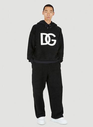 Dolce & Gabbana Boucle Fleece Track Pants Black dol0150005
