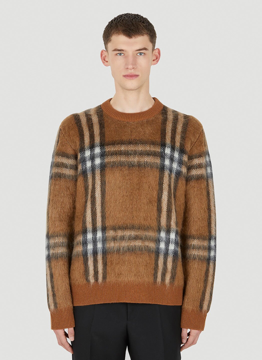 Burberry check sweater hot sale