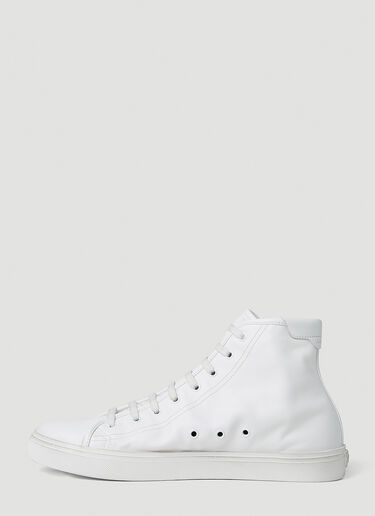 Saint Laurent Malibu 05 High Top Sneakers White sla0151048