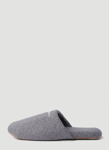 Carhartt WIP Script Embroidery Slippers Grey wip0350073