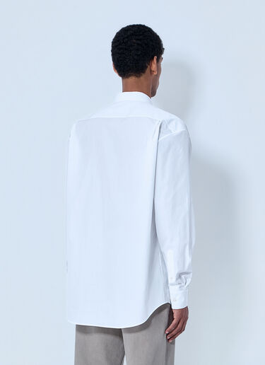 The Row Cotton Poplin Long-Sleeve Shirt White row0164002