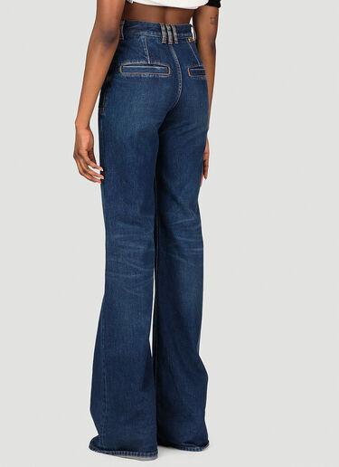 Balmain Denim Flared Jeans Blue bln0253022