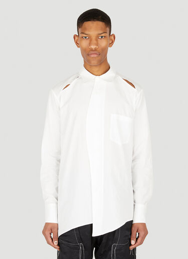 Slash Shoulder Shirt Sulvam Slash Shoulder Shirt White sul0148001
