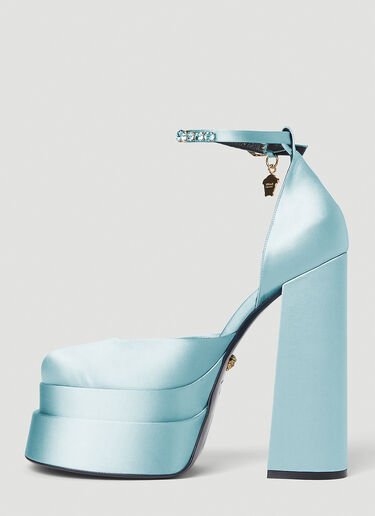 Versace Medusa Aevitas Platform Pumps Blue vrs0251032