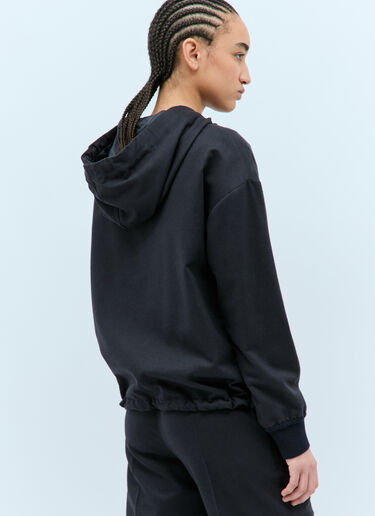 Moncler Wool-Blend Zip-Up Sweatshirt Blue mon0257034