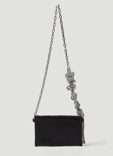 KARA Knot Chain Shoulder Bag Black kar0249016