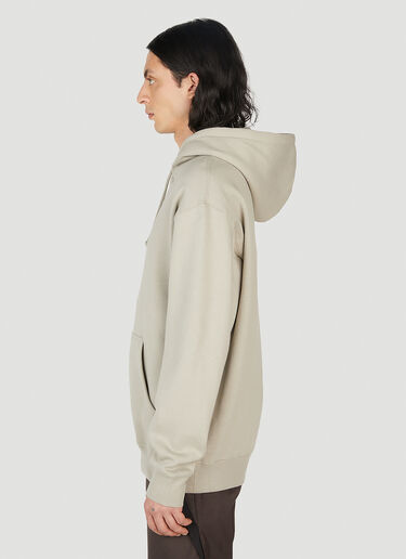 Saintwoods Logo Print Hooded Sweatshirt Beige swo0151013