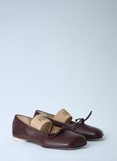 MM6 Maison Margiela Ballet Shoes Brown mmm0264017