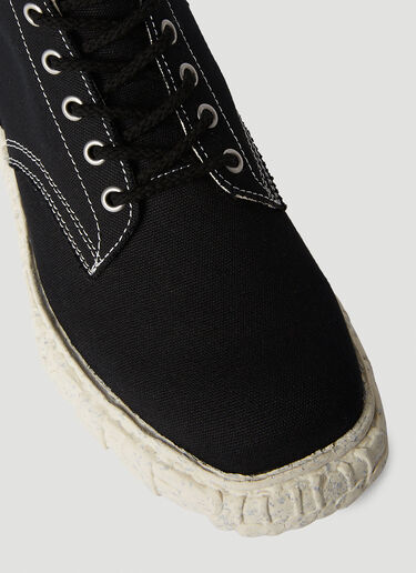 Maison Mihara Yasuhiro Canvas Boots Black mmy0151007