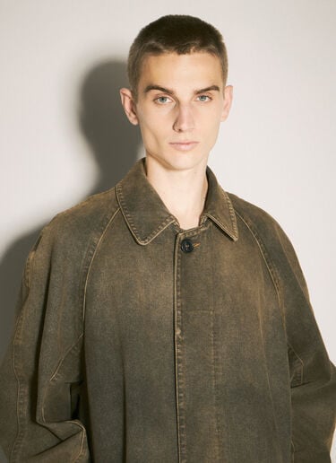 MM6 Maison Margiela 牛仔风衣 棕色 mmm0158001