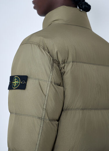 Logo Patch Bomber Jacket Stone Island Logo Patch Bomber Jacket Green sto0164070