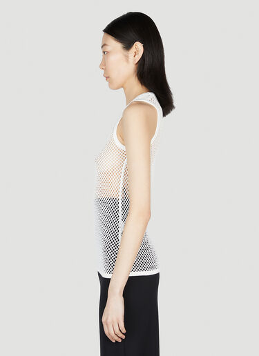 Raf Simons Net Tank Top White raf0252015