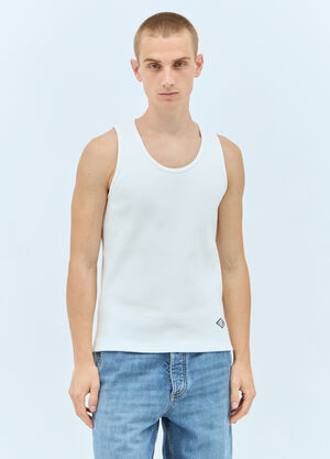 Jean Paul Gaultier Rib Jersey Tank Top Black jpg0160003