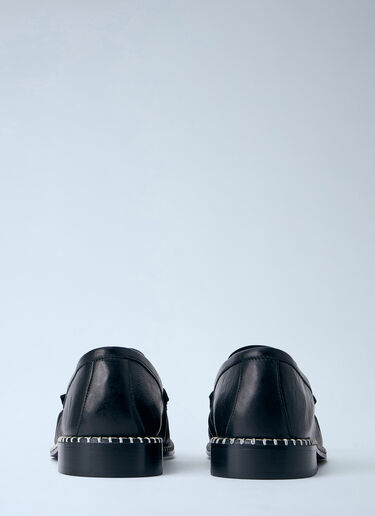 Dries Van Noten 皮革乐福鞋 黑色 dvn0163031