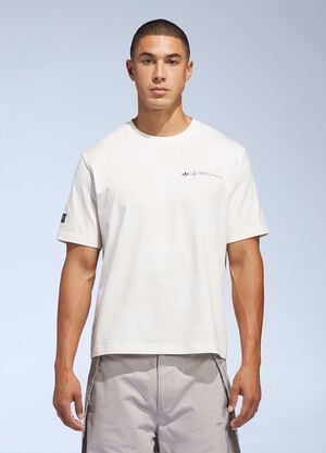 adidas x Bad Bunny x Mercedes AMG F1 Logo Motif T-Shirt White adi0364002