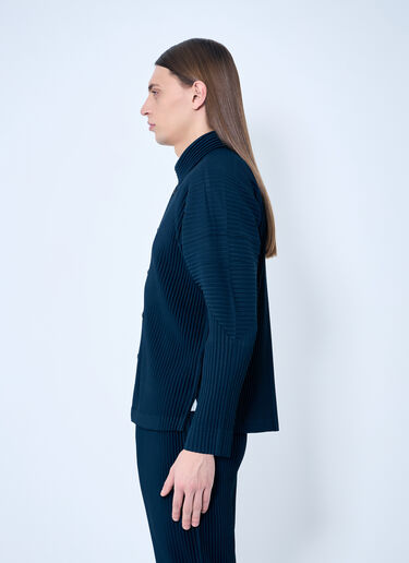Homme Plissé Issey Miyake Pleated Shirt Blue hmp0159007