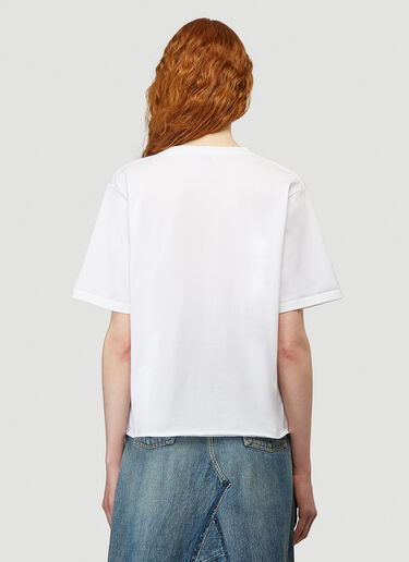 Logo T-Shirt Saint Laurent Logo T-Shirt White sla0231014